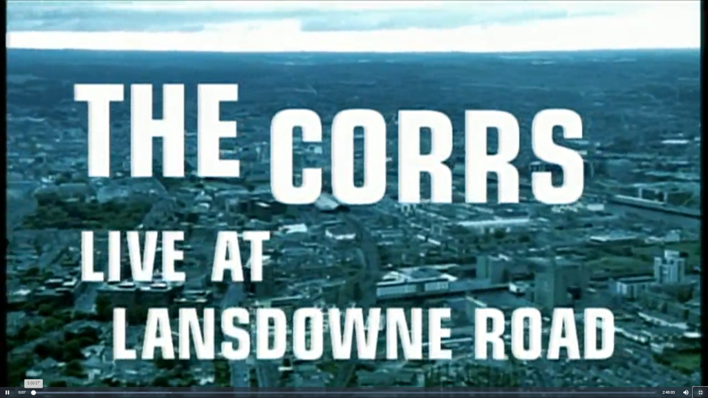 The Corrs-At Landsdown Road